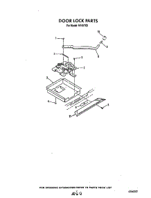 Door Lock parts for Roper Electric Range N9457*5 from AppliancePartsPros.com
