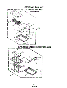 ^Radiant Element parts for Roper Electric Range N9457*5 from AppliancePartsPros.com
