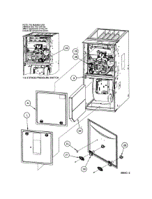 Front Cabinet parts for Icp Furnace N9MSB1002114A1 from AppliancePartsPros.com