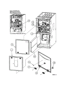 Front Cabinet parts for Icp Furnace N9MSB1202420A1 from AppliancePartsPros.com