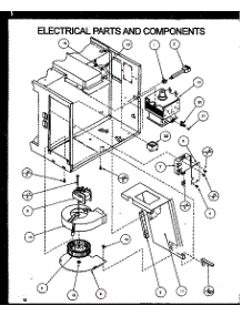 Electrical Parts Andcomponents parts for Imperial Countertop Microwave NB1000/P1140902M from AppliancePartsPros.com