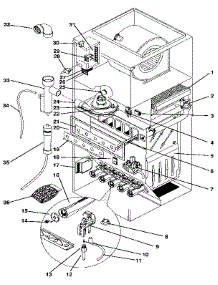 Functional parts for Icp Furnace NDGK040KF06 from AppliancePartsPros.com
