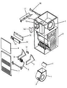 Non-Functional parts for Icp Furnace NDLE050AD02 from AppliancePartsPros.com