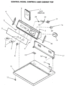 Control Panel And Top parts for Speed Queen Dryer NE4813L43738 from AppliancePartsPros.com