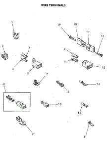Wire Terminals parts for Speed Queen Dryer NE4813L43738 from AppliancePartsPros.com