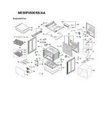 Main Assy parts for Samsung Electric Range NE58F9500SS/AA-03 from AppliancePartsPros.com