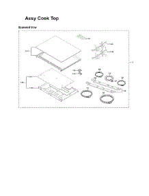 Cooktop Assy parts for Samsung Electric Range NE58F9500SS/AA-03 from AppliancePartsPros.com
