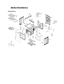 Main Assy parts for Samsung Electric Range NE59J7630SW/AA-02 from AppliancePartsPros.com
