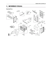 Main Assy parts for Samsung Electric Range NE59R6631SG/AA-00 from AppliancePartsPros.com