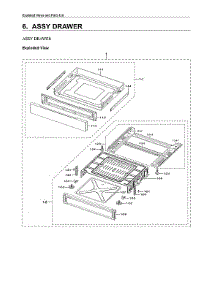 Drawer Assy parts for Samsung Electric Range NE63A6711SS/AA-00 from AppliancePartsPros.com