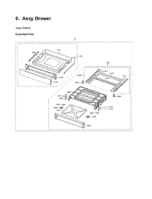 Drawer Assy parts for Samsung Electric Range NE63B8611SG/AA-00 from AppliancePartsPros.com