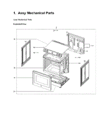 Mechanical Parts Assy parts for Samsung Electric Range NE63BB871112/AA-00 from AppliancePartsPros.com