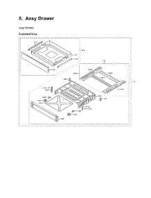 Drawer Assy parts for Samsung Electric Range NE63BB871112/AA-00 from AppliancePartsPros.com