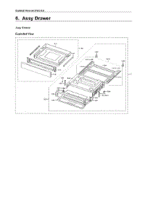 Drawer Assy parts for Samsung Electric Range NE63T8111SS/AA-00 from AppliancePartsPros.com