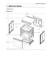 Main Assy parts for Samsung Electric Range NE63T8311SS/AA-02 from AppliancePartsPros.com