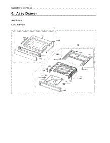 Drawer Assy parts for Samsung Electric Range NE63T8311SS/AA-06 from AppliancePartsPros.com