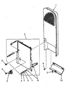 Heater Box parts for Speed Queen Dryer NE6613W43821 from AppliancePartsPros.com