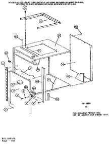 Cabinet / 814220 parts for Icp Heating Cooling Combined Unit NEBH034CKAL0 from AppliancePartsPros.com