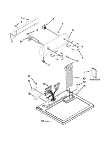 Top And Console Parts parts for Amana Dryer NED4655EW1 from AppliancePartsPros.com