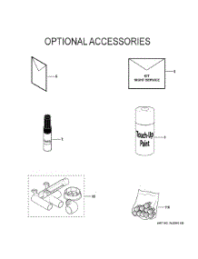 Optional Accessories parts for Ge Furnace NF96D070V4B02 from AppliancePartsPros.com