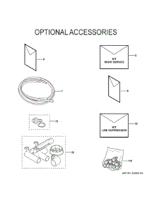 Optional Accessories parts for Ge Furnace NF97U110M5C00 from AppliancePartsPros.com