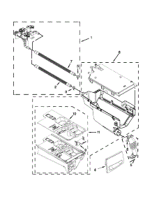 Dispenser Parts parts for Amana Washer NFW5700BW0 from AppliancePartsPros.com