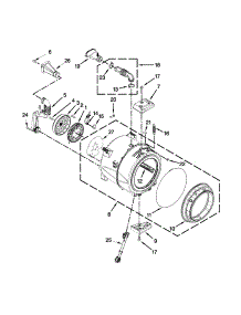 Tub And Basket Parts parts for Amana Washer NFW5700BW0 from AppliancePartsPros.com
