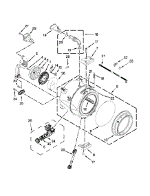 Tub And Basket Parts parts for Amana Washer NFW5800DW0 from AppliancePartsPros.com