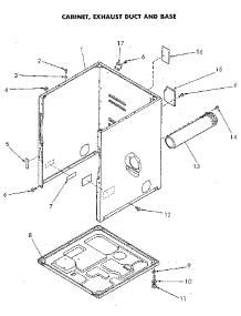 Cabinet And Base parts for Speed Queen Dryer NG4819L53738 from AppliancePartsPros.com