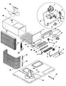 Functional parts for Icp Heating Cooling Combined Unit NG4P060A3D1 from AppliancePartsPros.com
