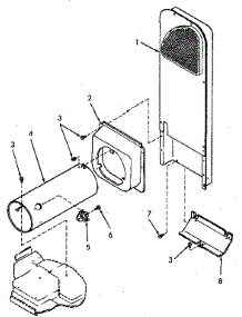 Heater Box parts for Speed Queen Dryer NG6619W53821 from AppliancePartsPros.com