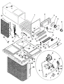 Functional parts for Icp Heating Cooling Combined Unit NG6P030A3C1 from AppliancePartsPros.com