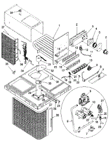 Functional parts for Icp Heating Cooling Combined Unit NG6P036A3C1 from AppliancePartsPros.com