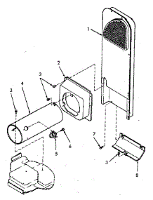 Heater Box parts for Speed Queen Dryer NG8639W53921 from AppliancePartsPros.com