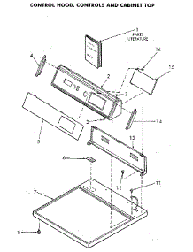Control Panel And Top parts for Speed Queen Dryer NG8839L53938 from AppliancePartsPros.com