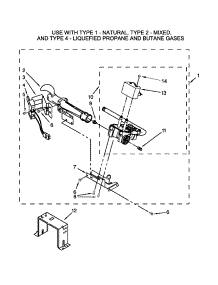 W10336852 Burner Assembly Parts parts for Amana Dryer NGD4655EW0 from AppliancePartsPros.com