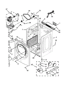 Cabinet Parts parts for Amana Dryer NGD5800DW0 from AppliancePartsPros.com