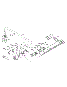 Valves / Pressure Regulator parts for Bosch Gas Cooktop NGM5456UC/01 from AppliancePartsPros.com