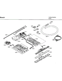 Pcb's Assy parts for Bosch Electric Cooktop NITP068UC/01 from AppliancePartsPros.com