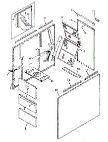 Cabinet parts for Icp Furnace NL0-112AF-C from AppliancePartsPros.com