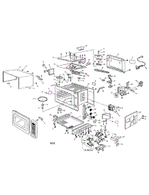 Oven And Cabinet Parts parts for Panasonic Countertop Microwave NN-C980W from AppliancePartsPros.com
