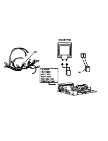 Wiring parts for Panasonic Countertop Microwave NN-H765WF from AppliancePartsPros.com