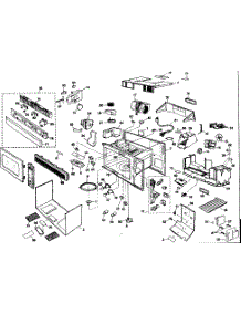 Cabinet Parts parts for Panasonic Microwave/Hood Combo NN-P295SF from AppliancePartsPros.com