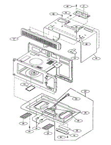 Oven Cavity parts for Panasonic Countertop Microwave NN-S251WL from AppliancePartsPros.com