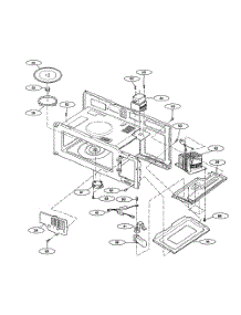 High Voltage parts for Panasonic Countertop Microwave NN-S251WL from AppliancePartsPros.com