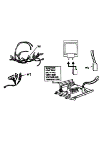 Wiring Materials parts for Panasonic Microwave/Hood Combo NN-S252WF from AppliancePartsPros.com
