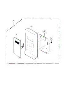 Control Assy parts for Panasonic Countertop Microwave NN-S431WL from AppliancePartsPros.com