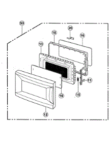 Controller parts for Panasonic Countertop Microwave NN-S432WL from AppliancePartsPros.com