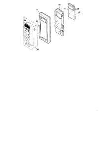 Escutcheon Base parts for Panasonic Countertop Microwave NN-S569BA from AppliancePartsPros.com