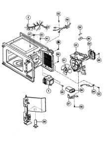 Oven Interior Parts parts for Panasonic Countertop Microwave NN-S732WL from AppliancePartsPros.com